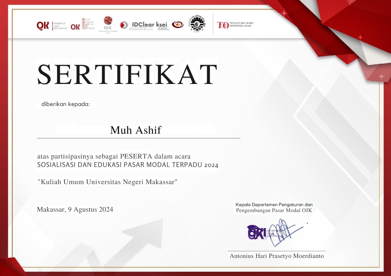 Certificate Project